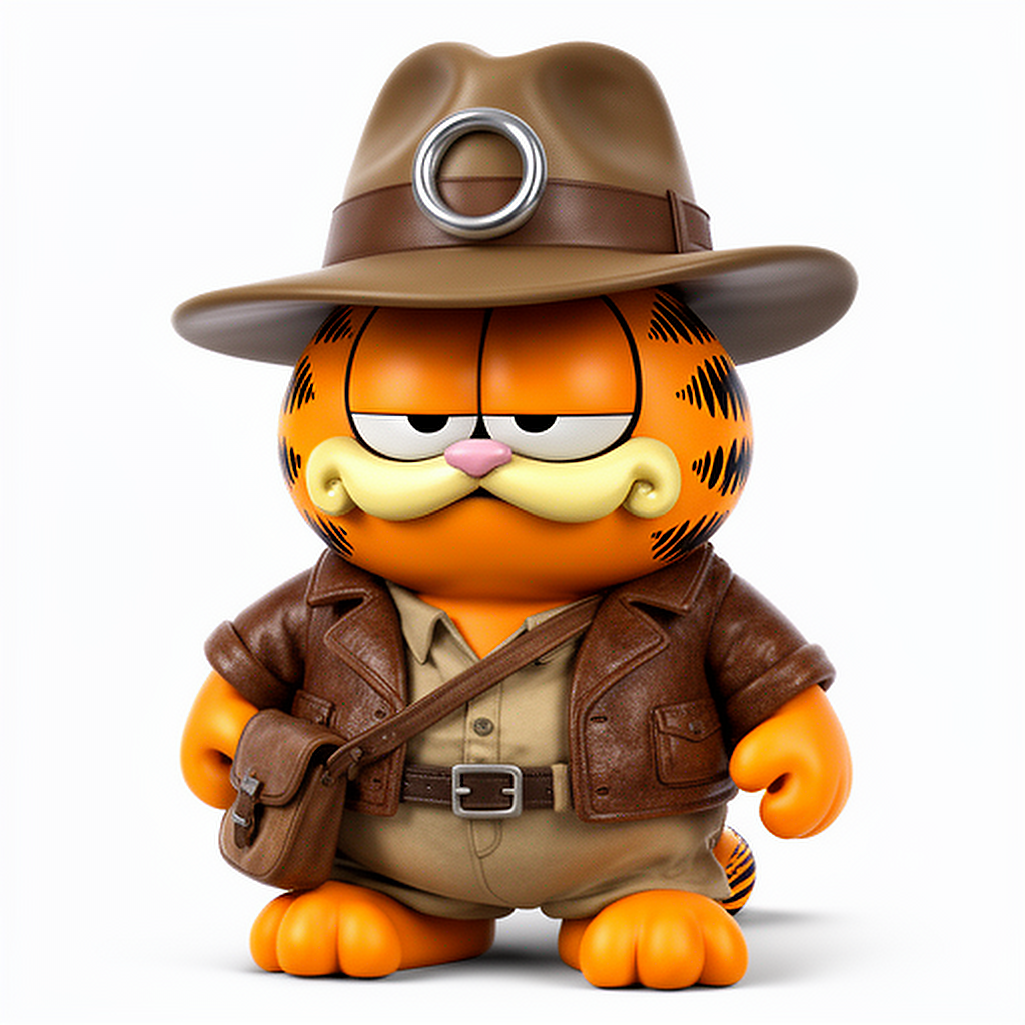 Garfield Indiana Jones Ring Figure