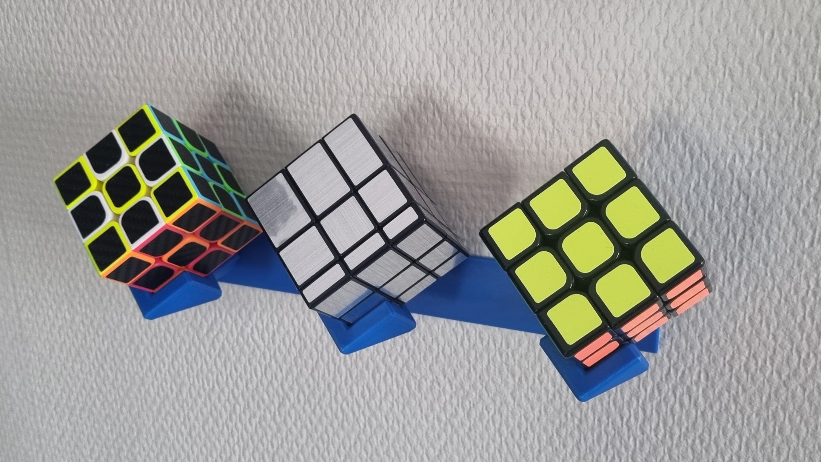 Mural rubik's cube holder