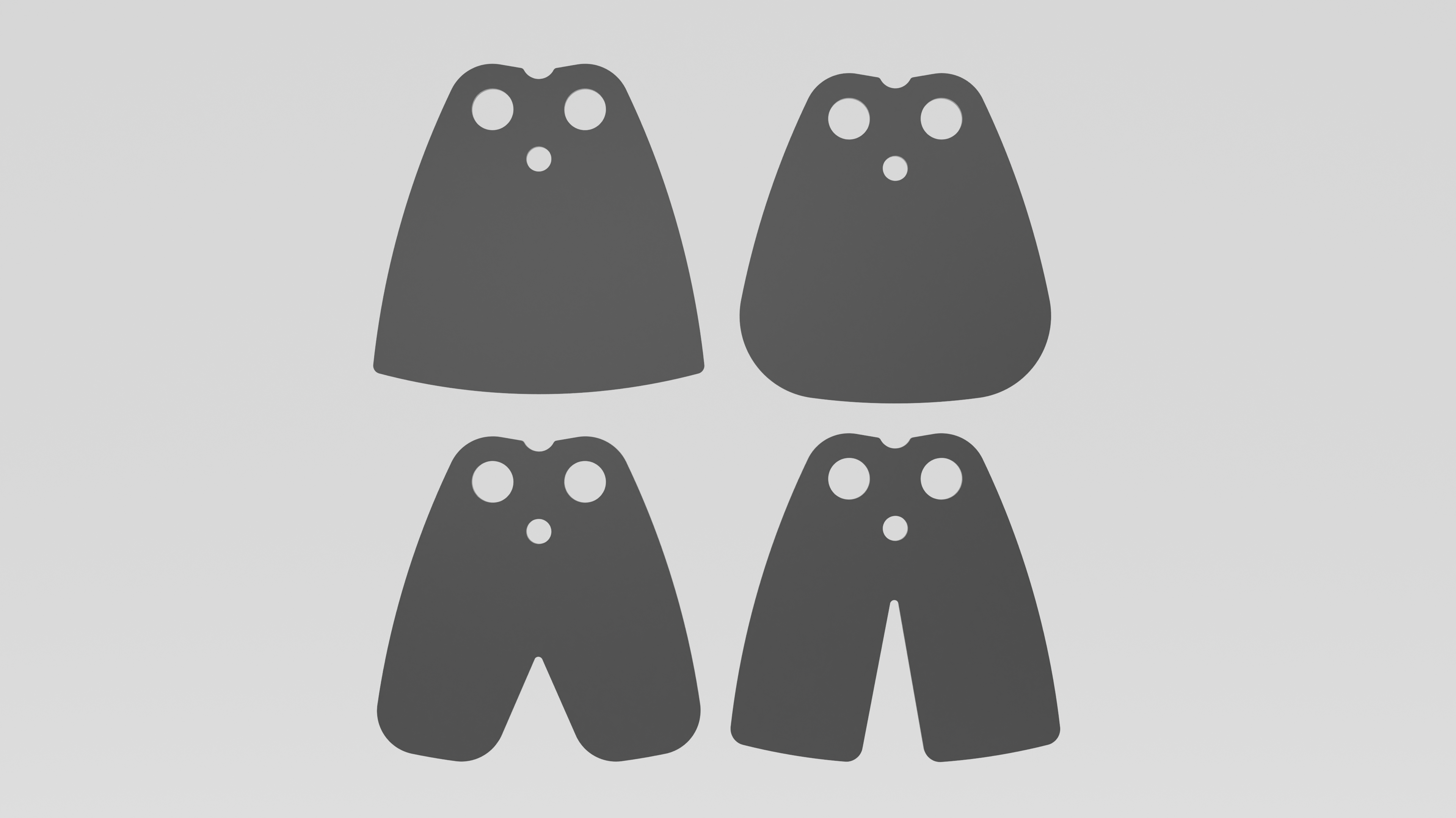 Lego Cape Collection, flexible 3D model by Dan