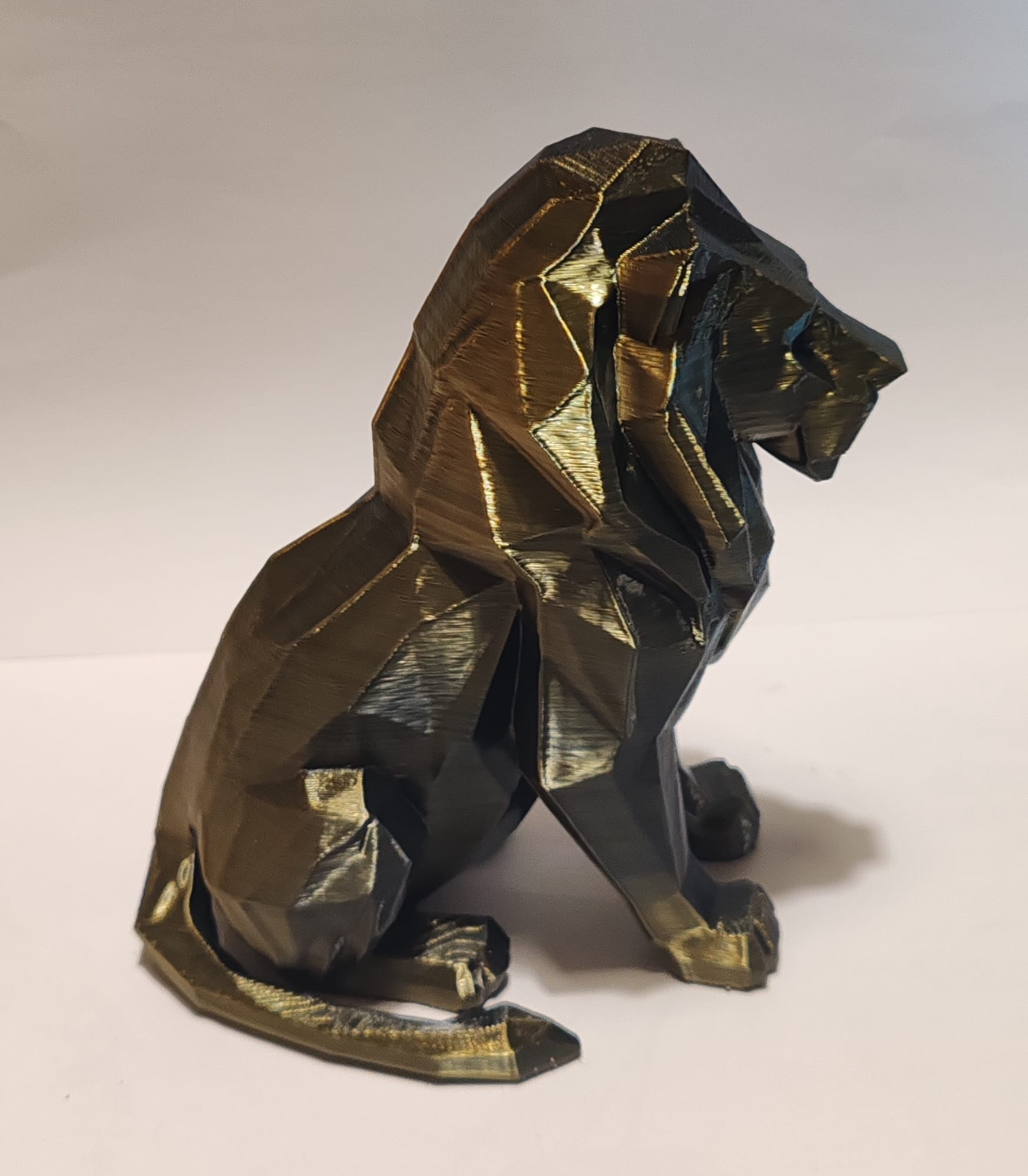 Lion art low poly