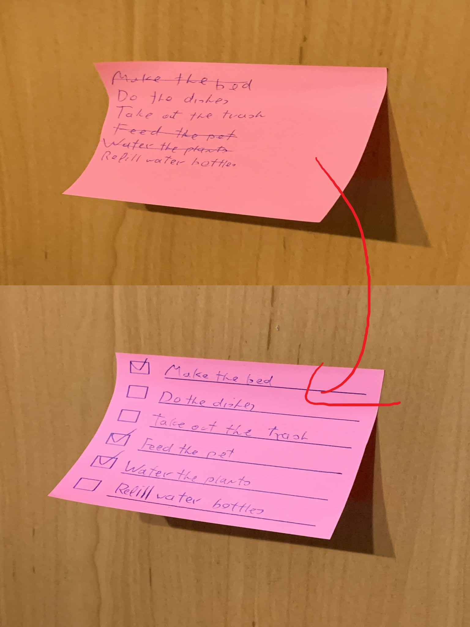 Checklist template