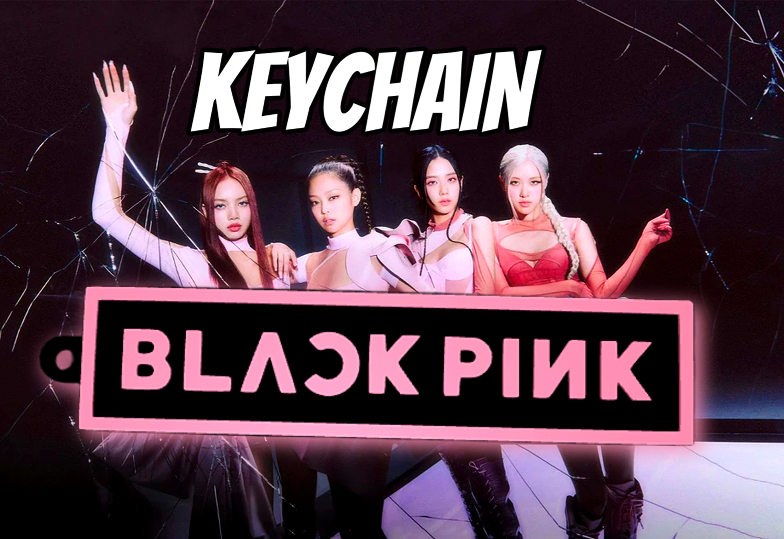 BLACK PINK KEICHAIN /LLAVERO