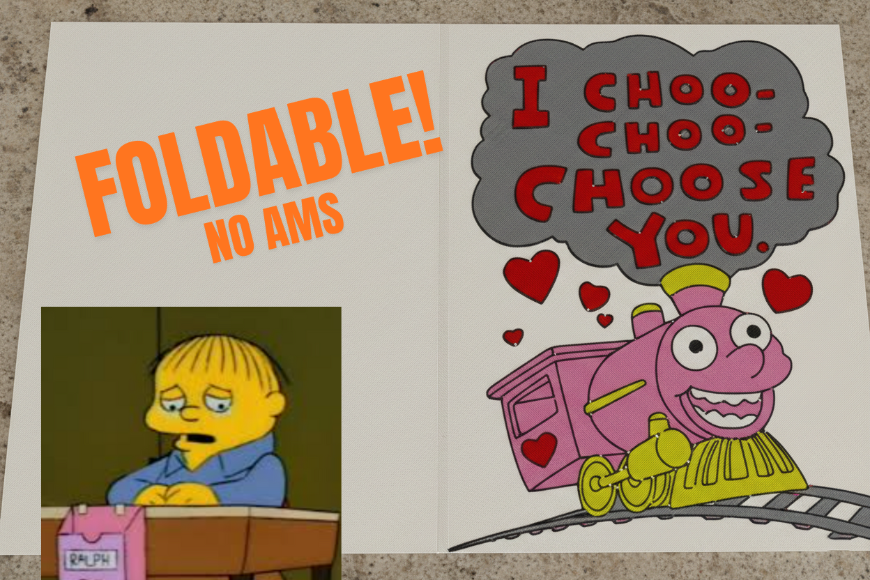 Choo - choose you! | Post Card Valentine