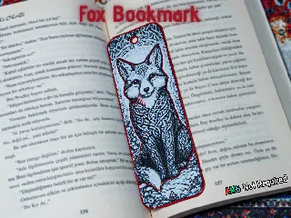 Celtic Knot Fox - Hueforge Bookmark