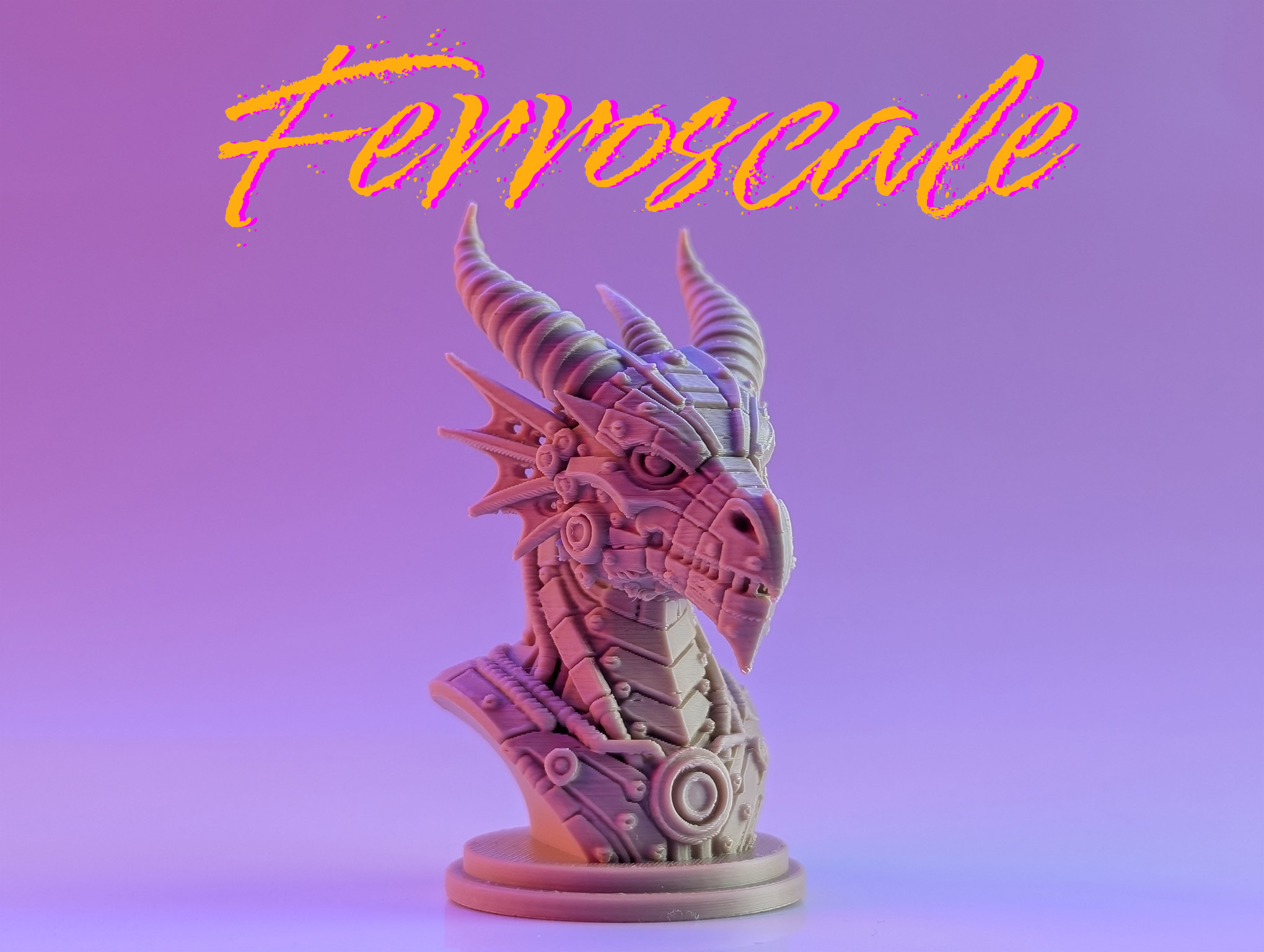 Ferroscale – Mecha Dragon Bust