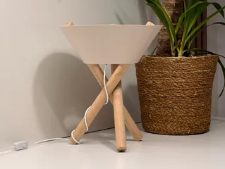 PIVOT Lamp - Wood Dowel Table Lamp