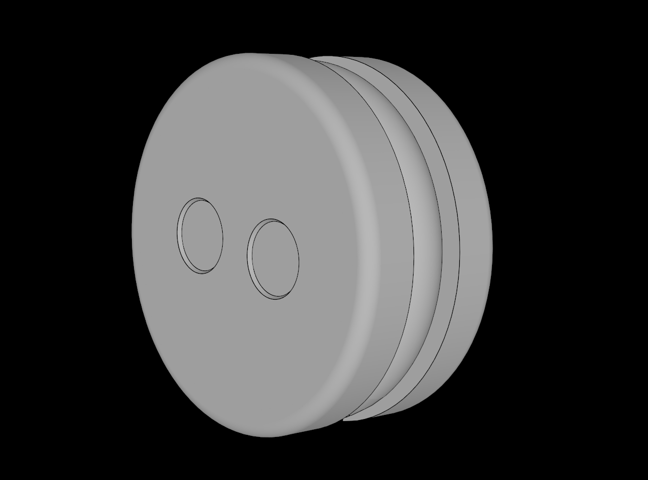 Lego Compatible (14397.dat) Minifig Head Round  1.8 x  1.8 Biscuit with Filling
