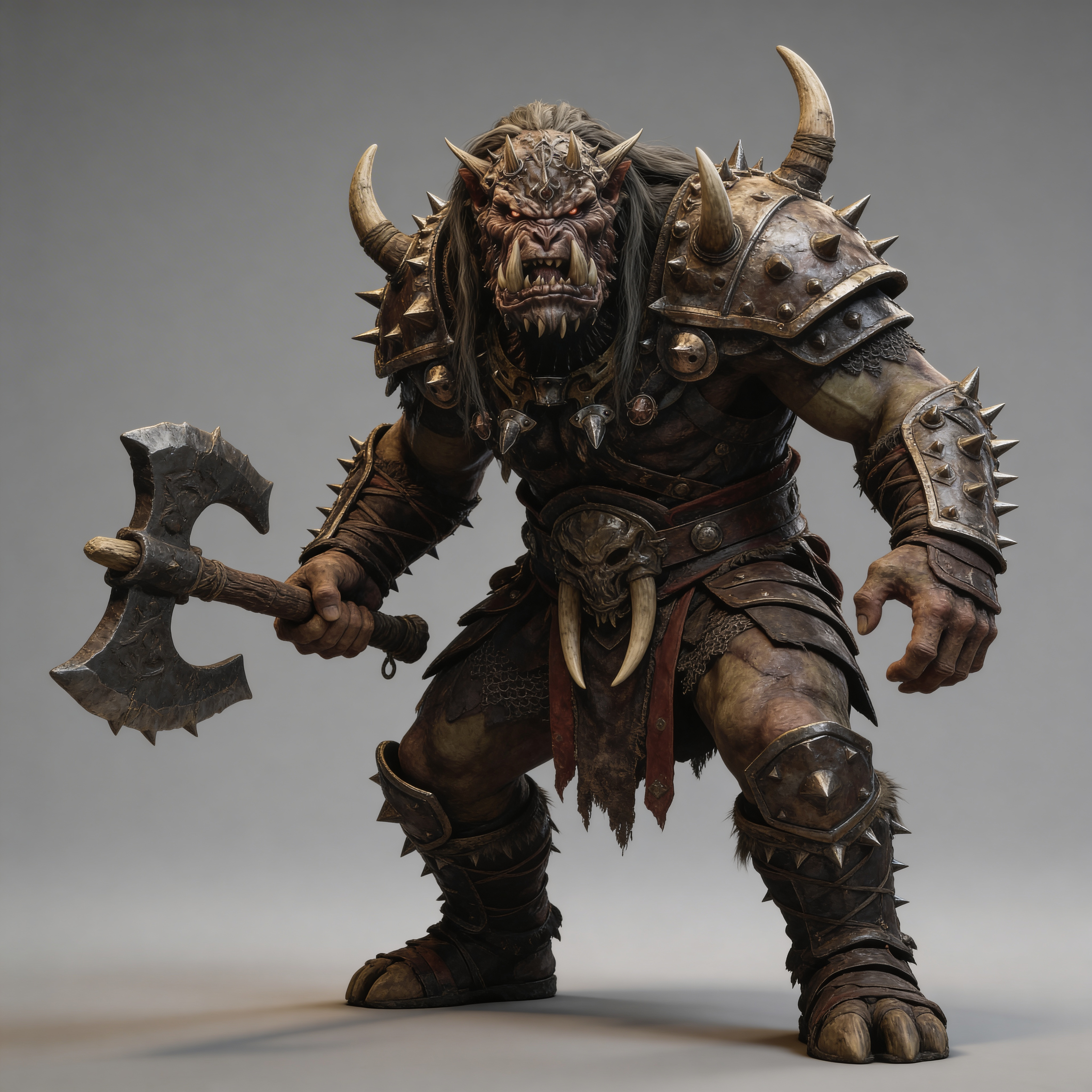 Ork Warrior with Axe 2