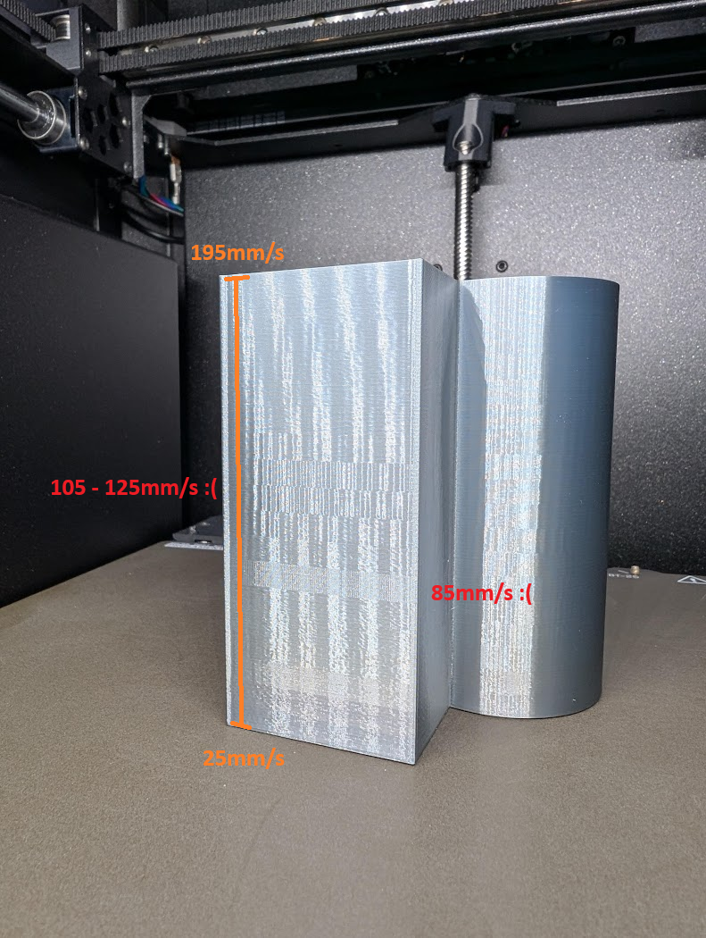 Simple resonant speed test for VFA