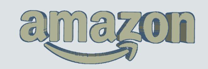 Amazon Logo 3D model