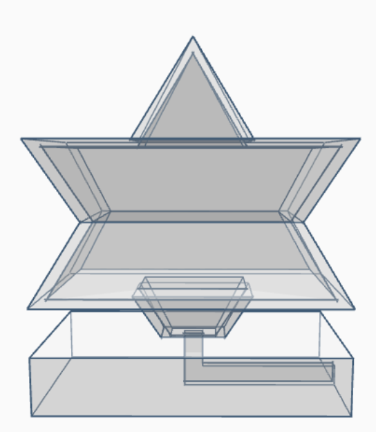 triangle lamp