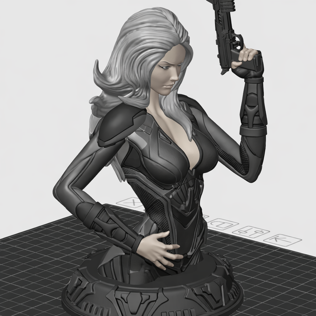 Black Widow Bust