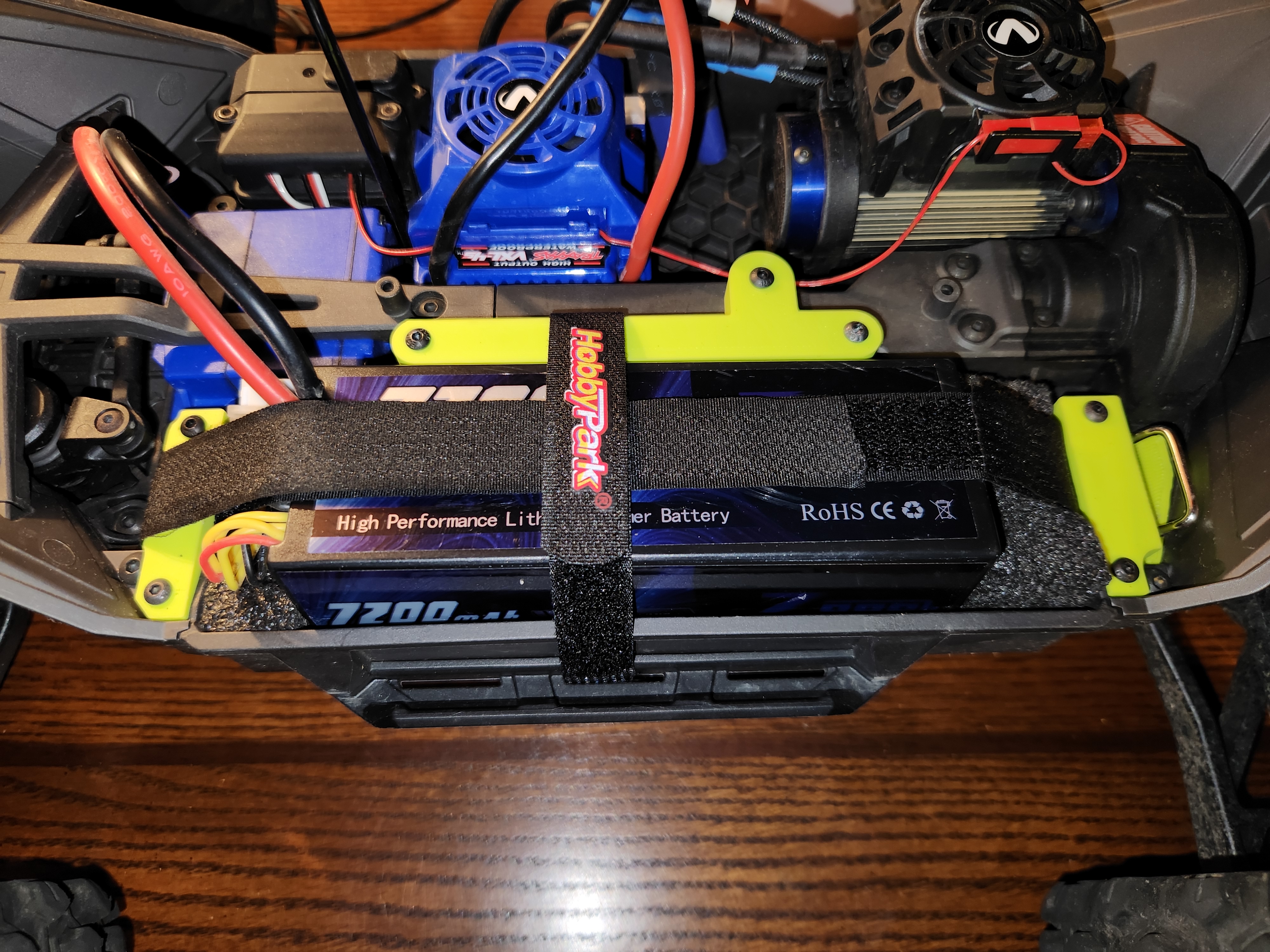 Traxxas Maxx v2 Battery Strap Tie Downs