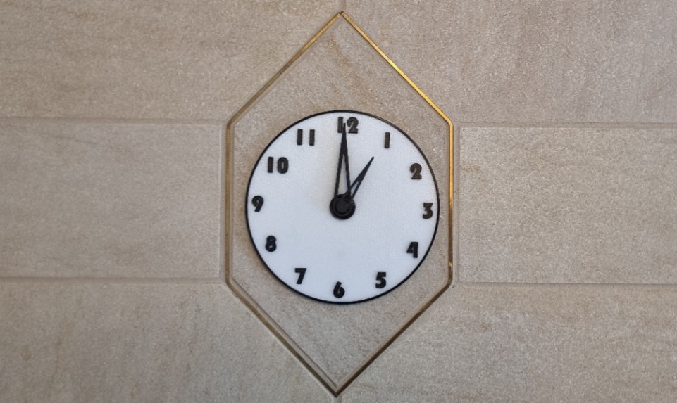 Simple educational Clock with optional Mechanism