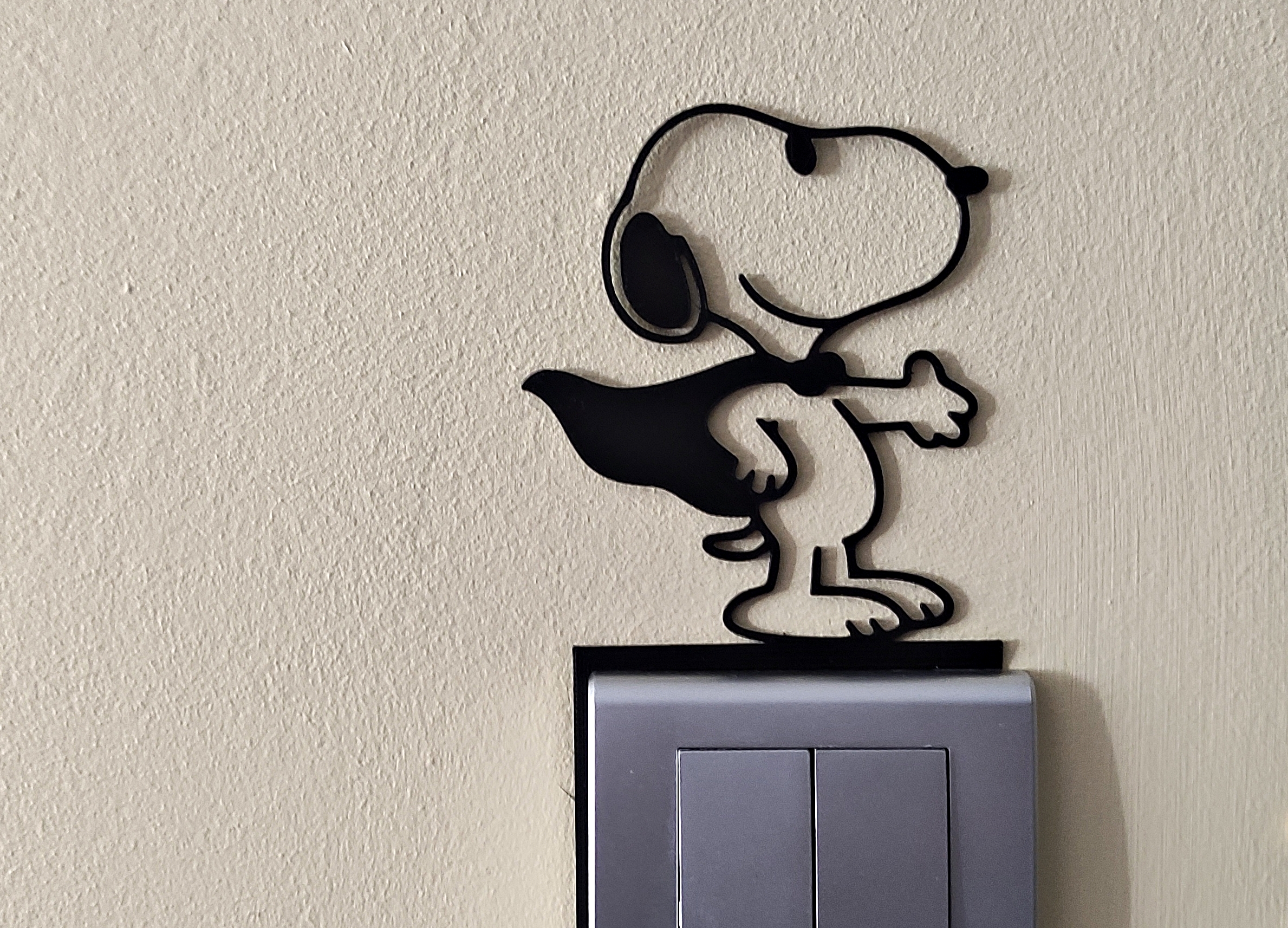 Snoopy Light Switch / Outlet Decoration - Model 43