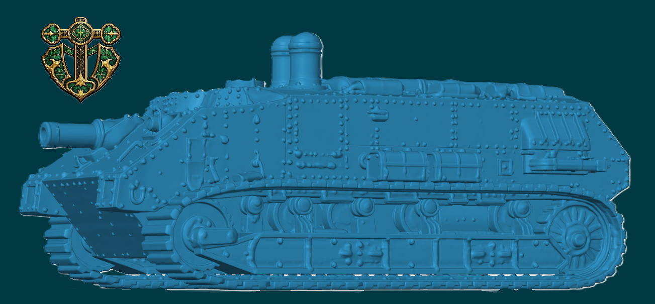 WW1 French Schneider CA1 Heavy Tank 3D model by KamikazeRed