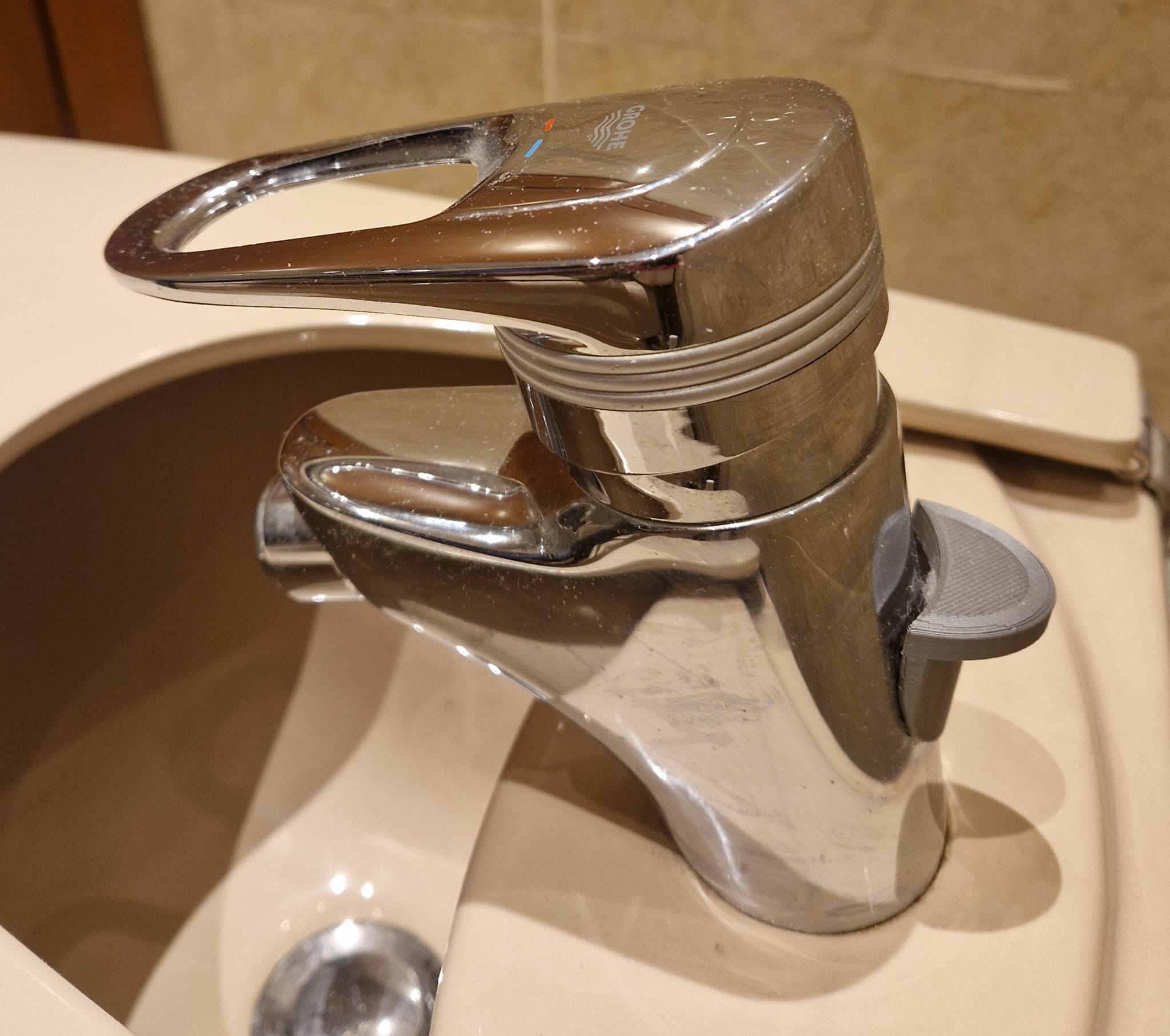 Grohe Europlus pop up rod handle