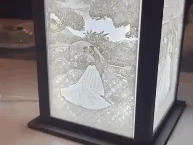 lithograph lamp