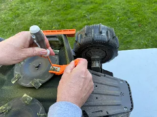 Mammotion robotic mowers blade changing tool