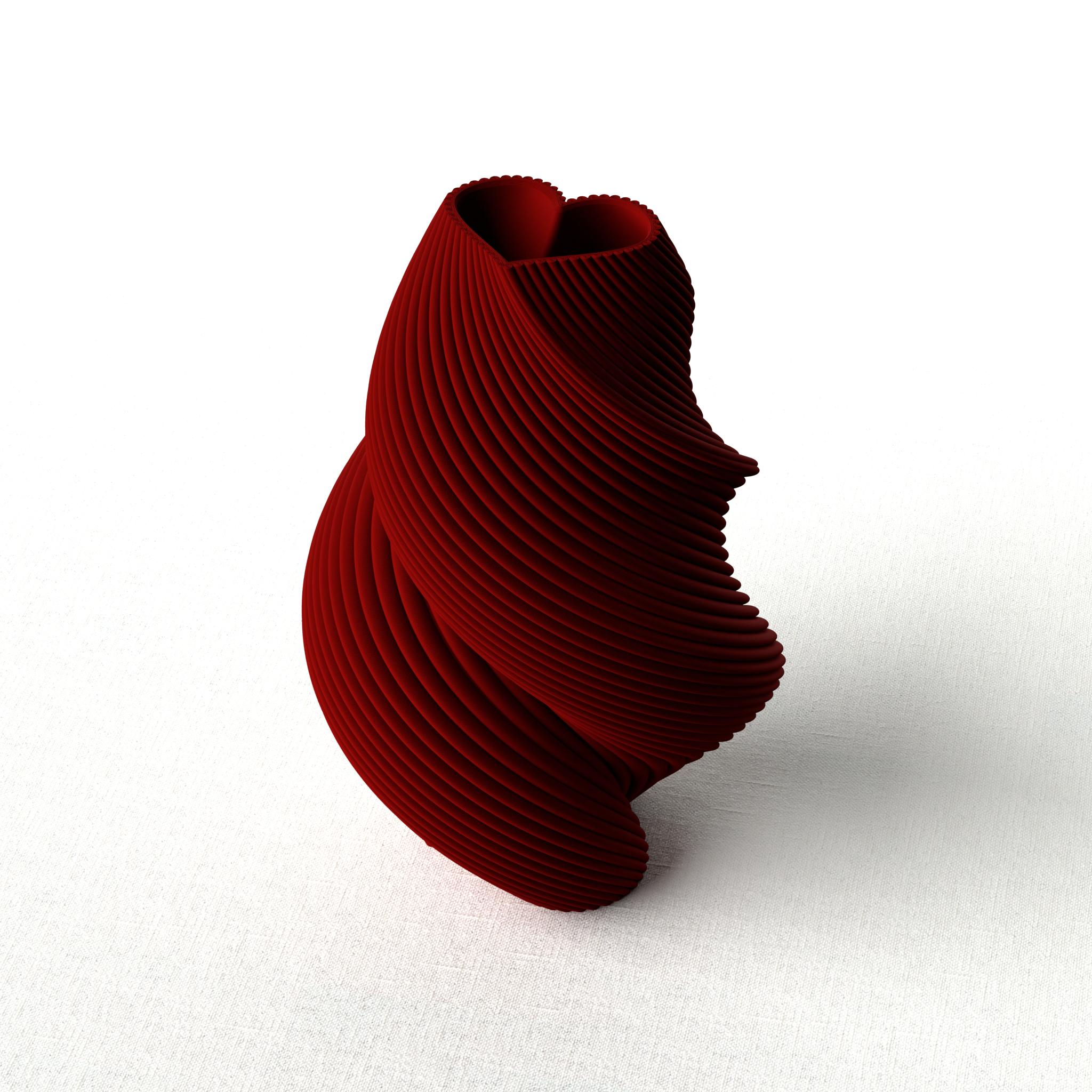 Valentine's day vase