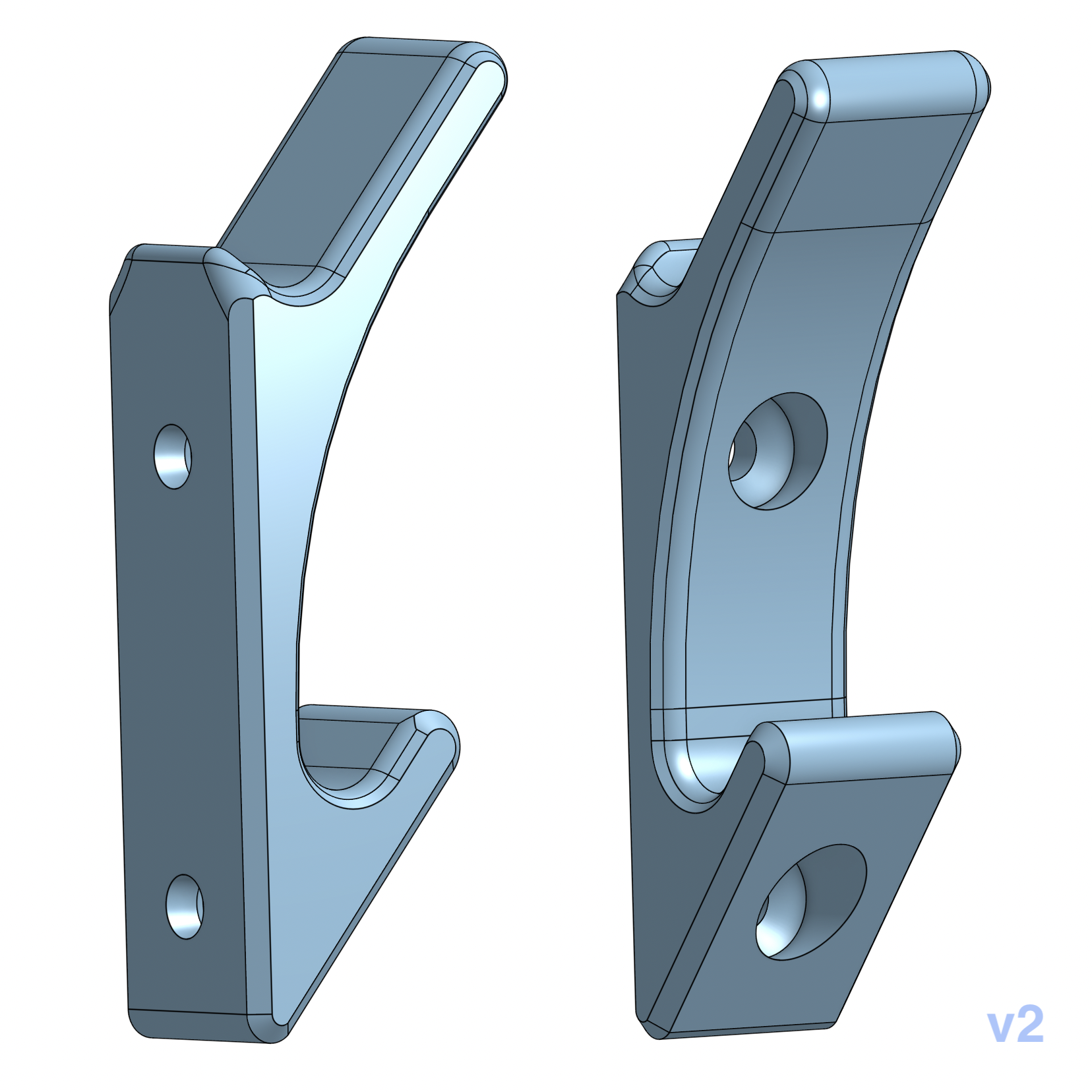 Hook - double, small and strong