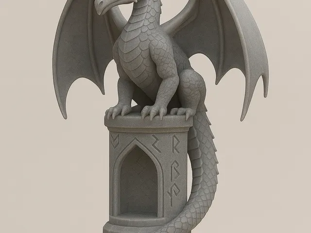 Dragon Guardian Pedestal