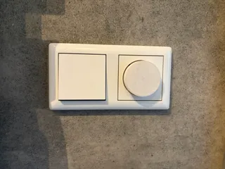 push-button dimmer knob