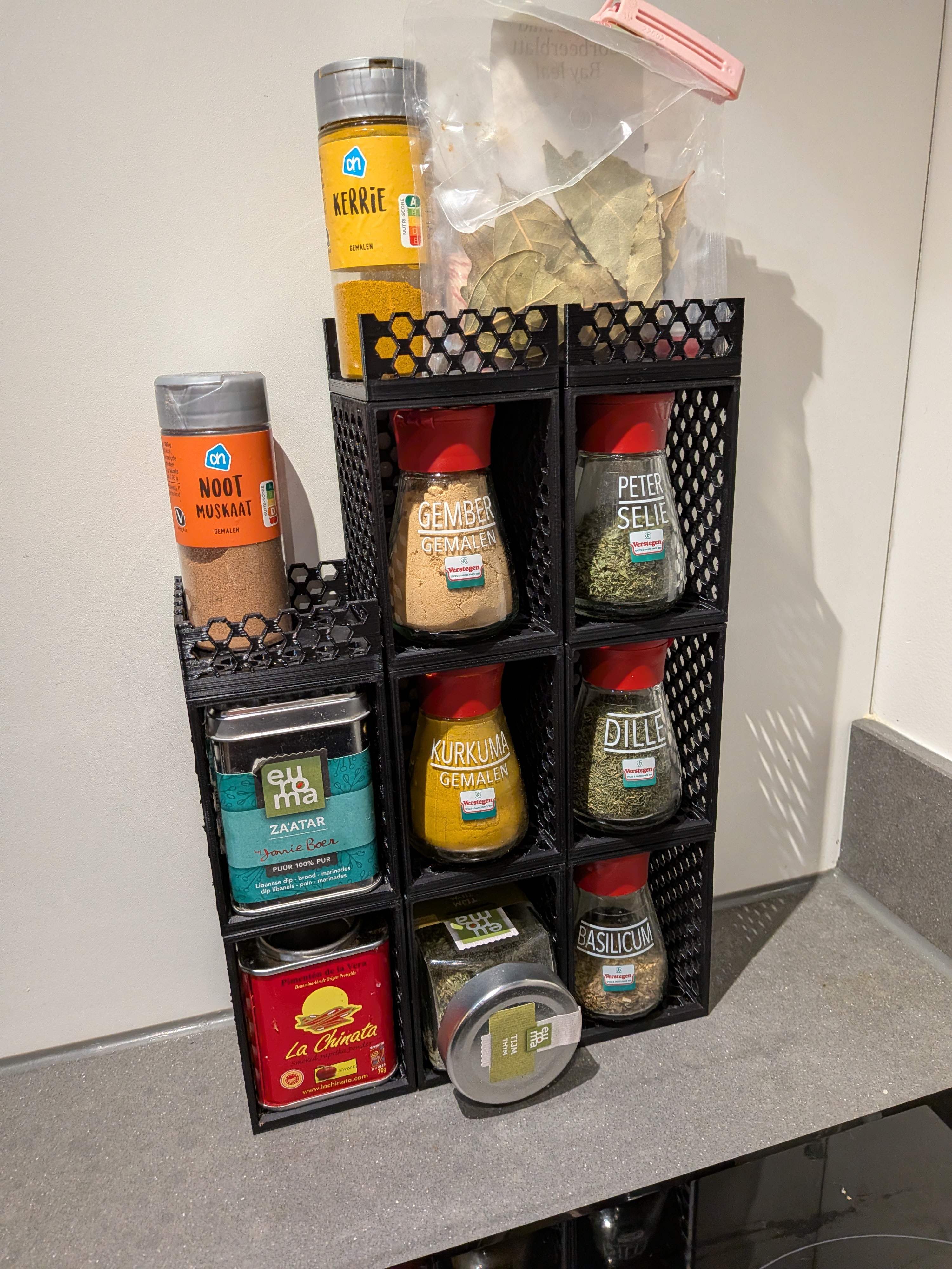 Miniatura 2 do modelo 3D Modular Parametric Spice Rack