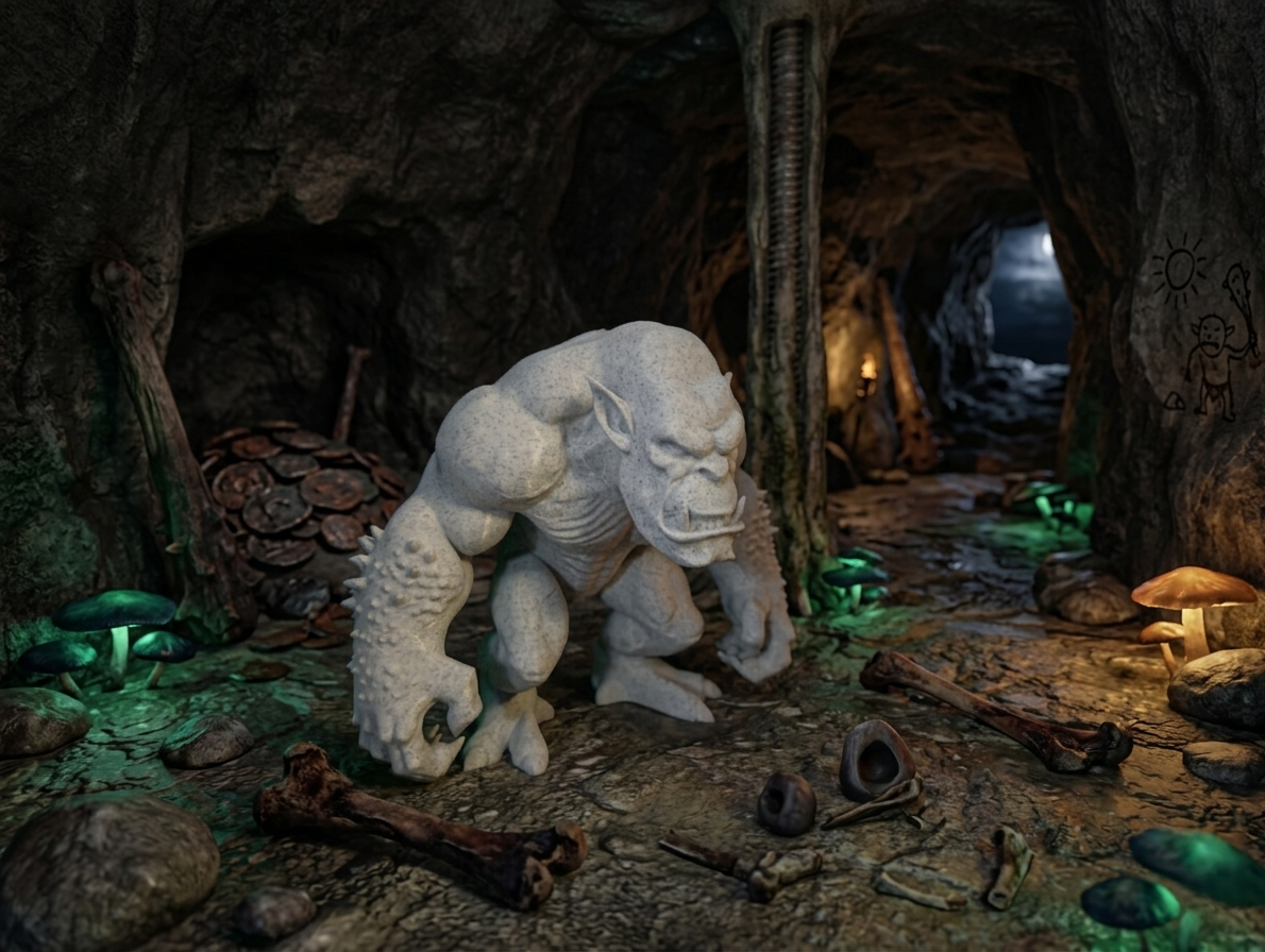 Troll Behemoth – Massive Fantasy Beast 3D model by Wild190