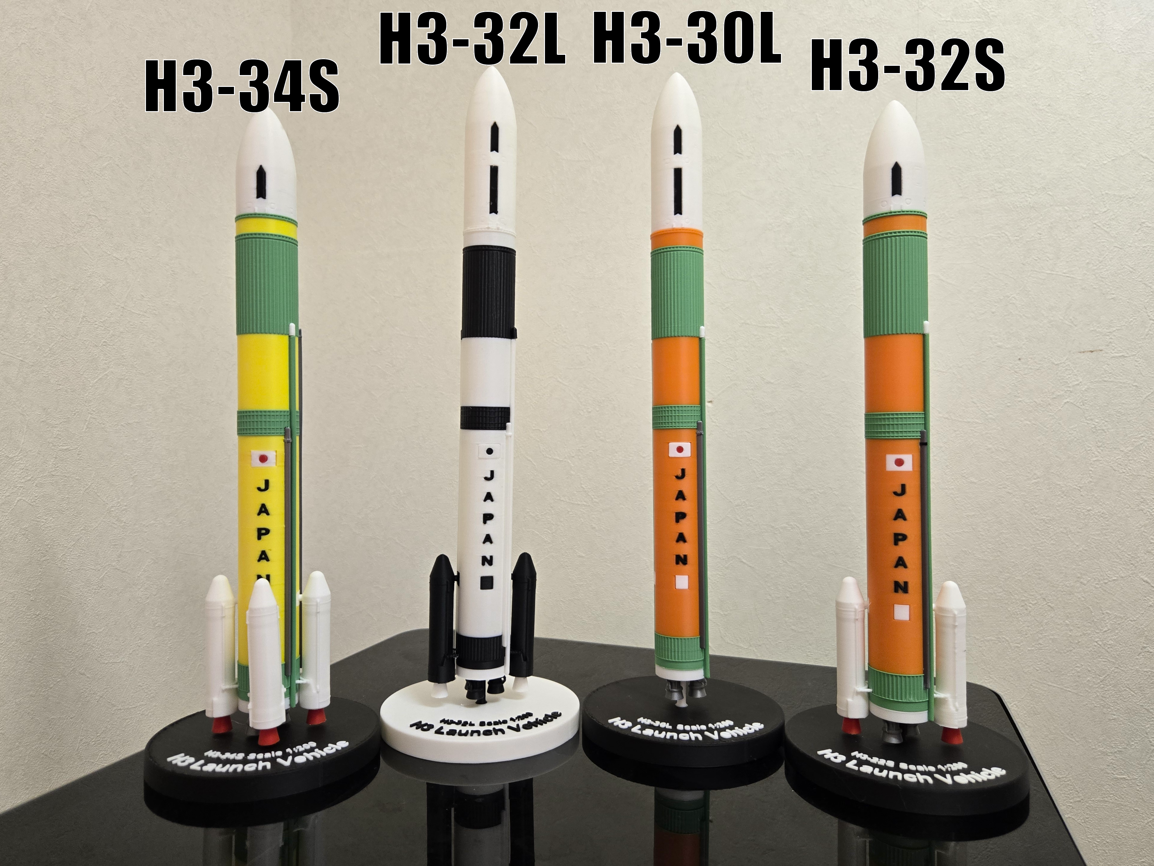 Modular H3 Rocket (1:200 Scale)