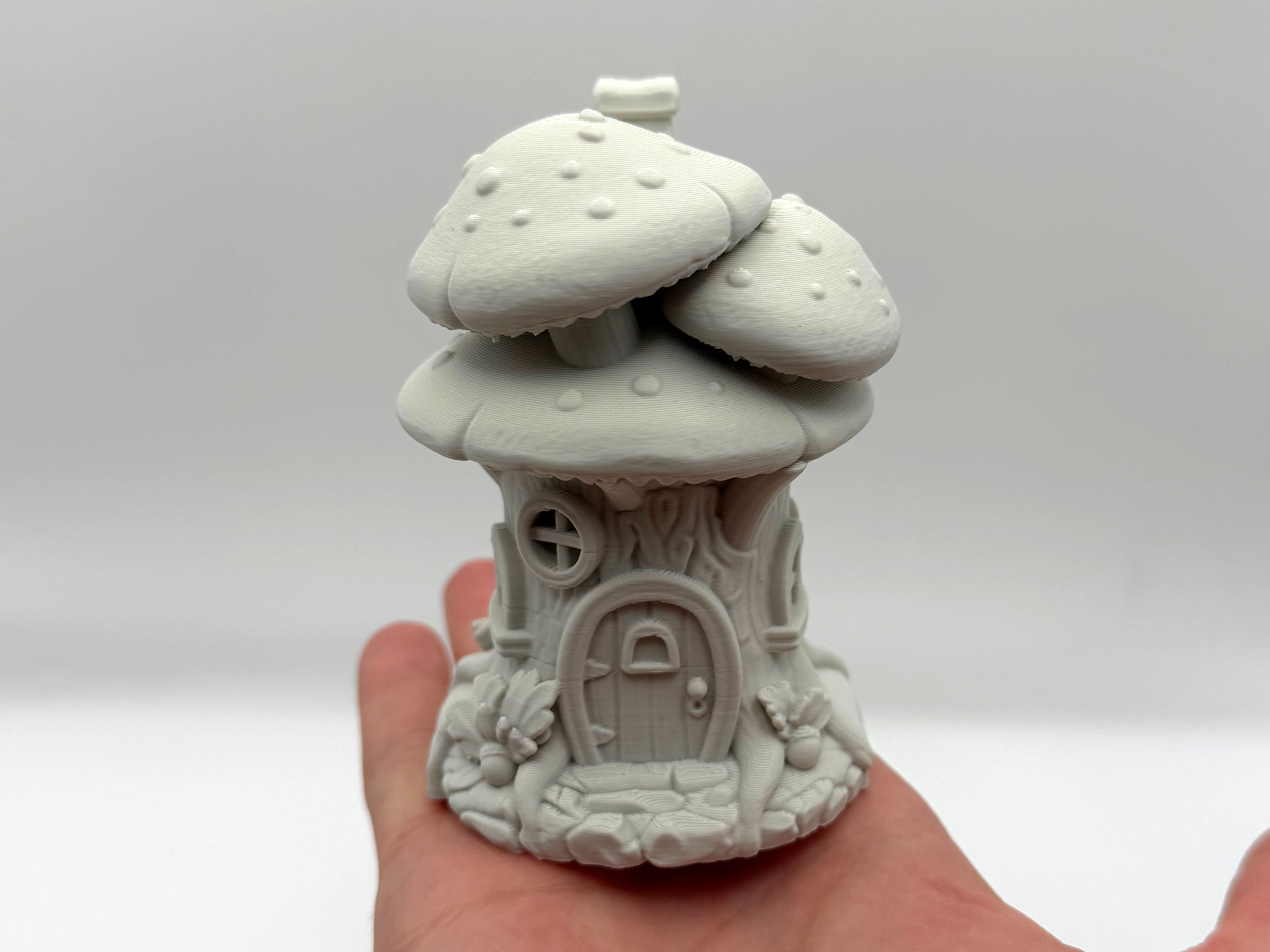 Mush Stump Fairy House 3D model
