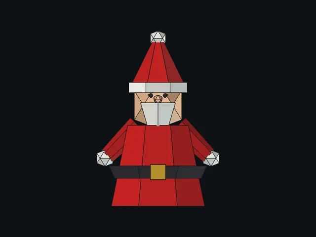 Santa Low Poly
