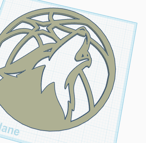 Minnesota Timberwolves stencil