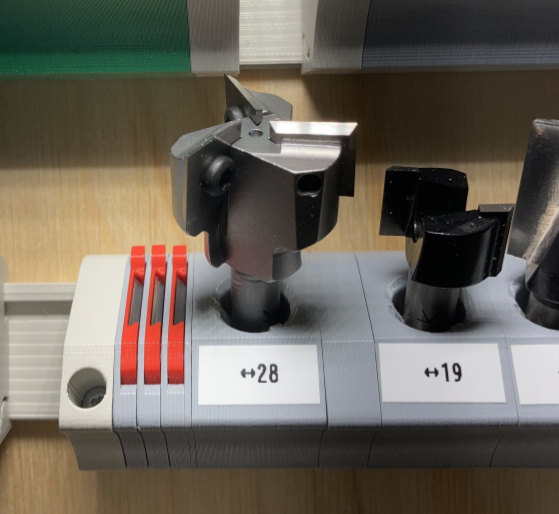 Modular Router Bit and Bit Storage - Replacement blade holder
