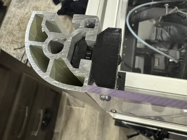 3-5mm Panel Mount and T-nut For 4040 Extrusion