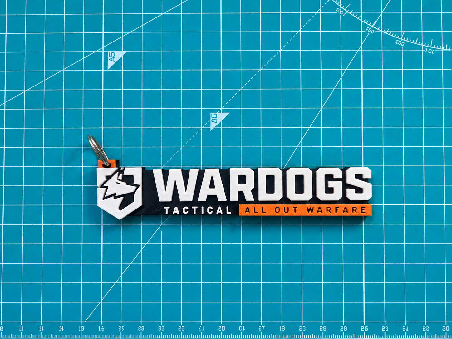 Wardogs Logo Keyring (No AMS)
