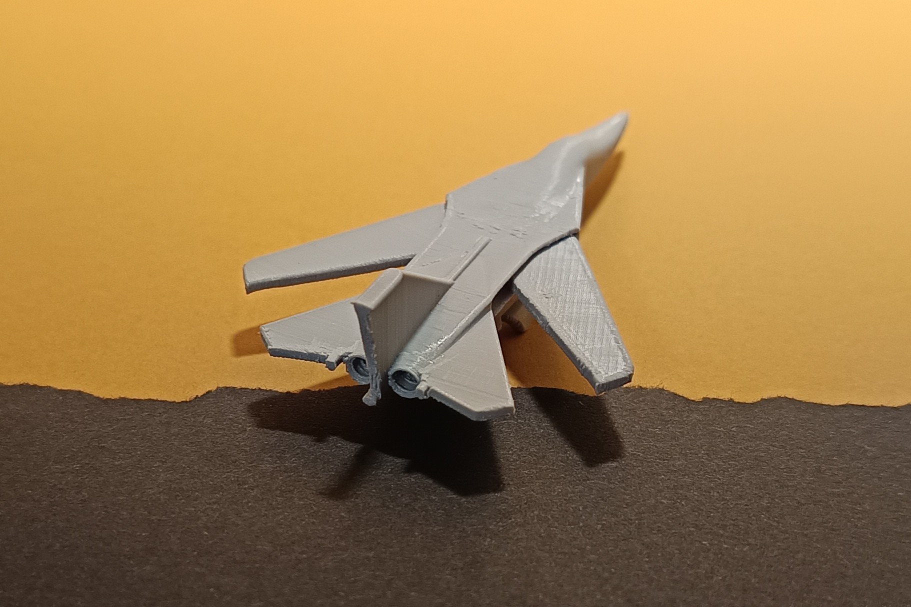 F-111 Aardvark print-in-place and articulated micro attack aircraft - full redesign — miniatura 3
