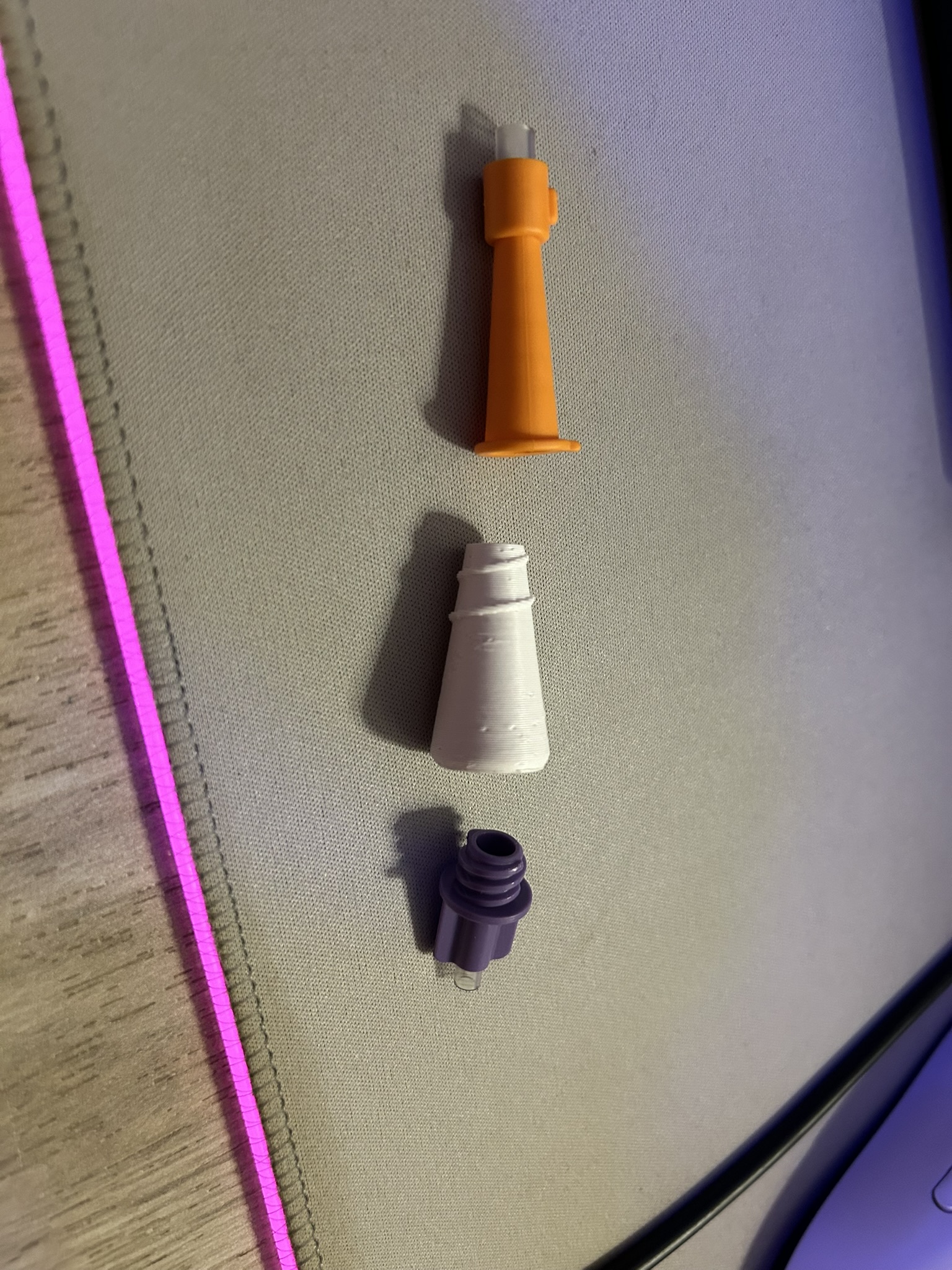 B Braun EnFit Enteroport system to ng tube adapter