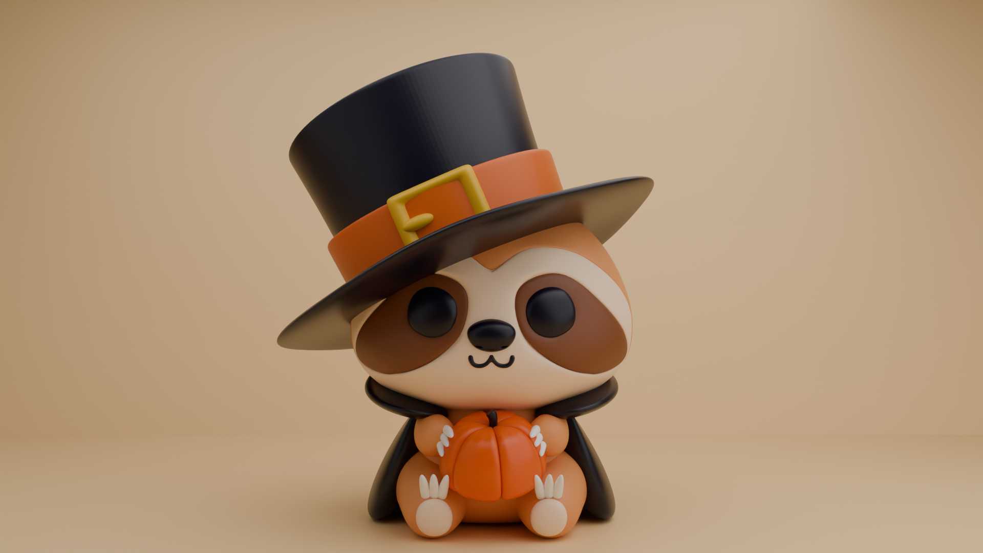 Halloween sloth