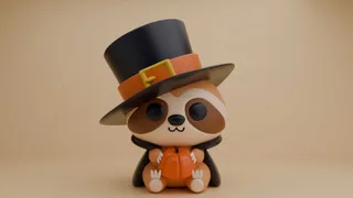 Halloween sloth