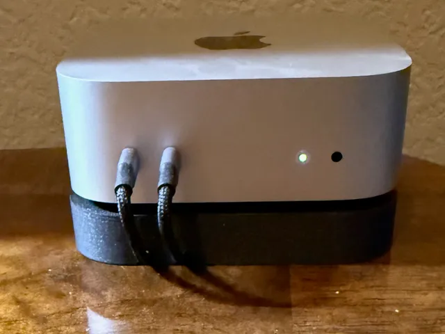 Mac mini SSD and cable management stand