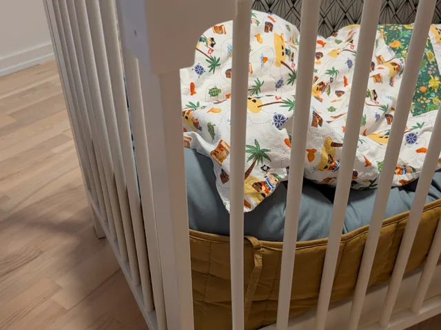 Brackets for re-attachable side on Ikea Gulliver crib