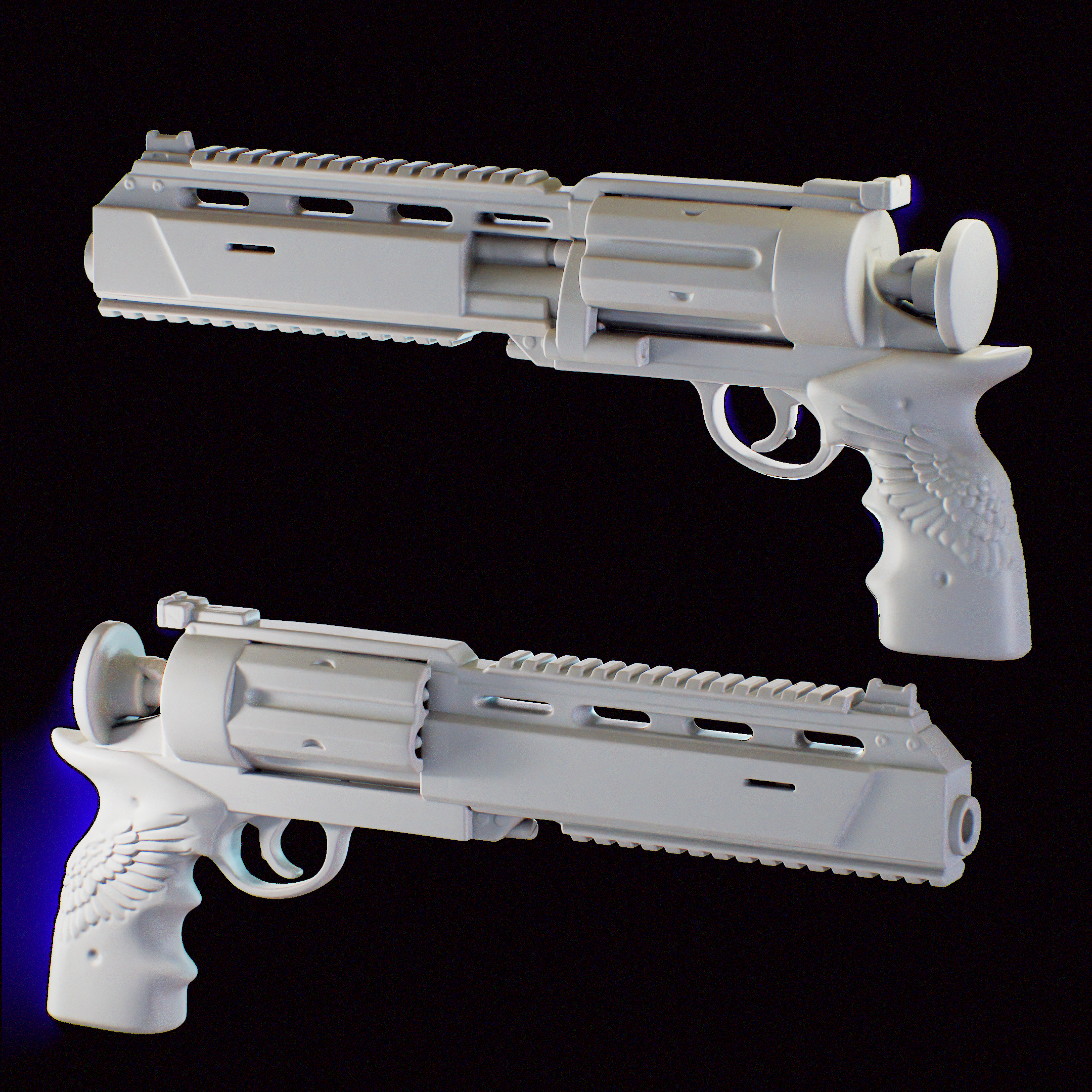 Resident evil Requiem Leon Weapon - Arma de Residual Evil - Fan Art