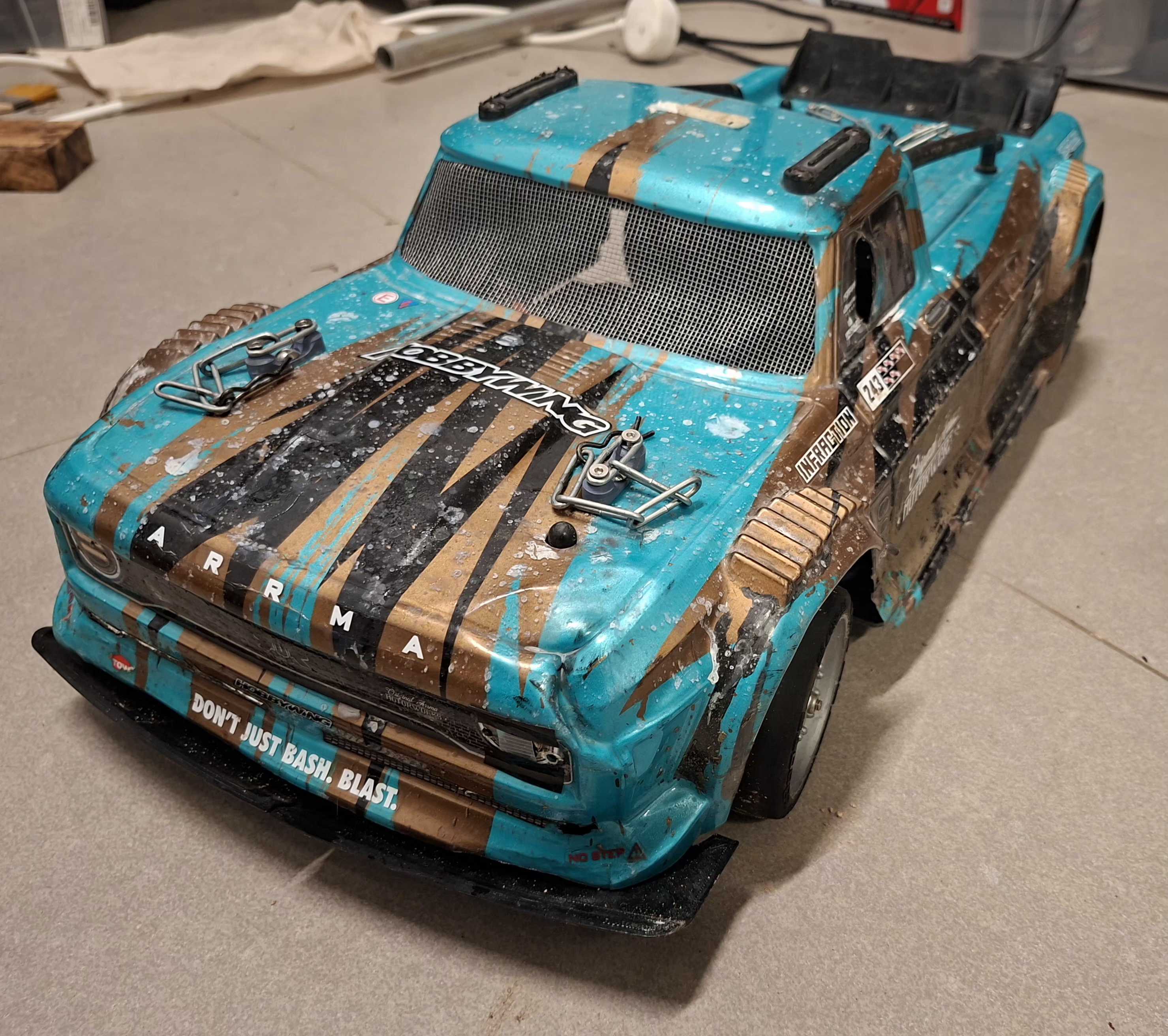 arrma infraction 3s/mega lift kit
