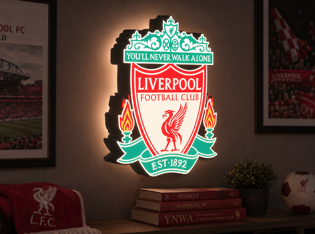 Liverpool LED Lightbox | Multicolor 3D Printable 3MF