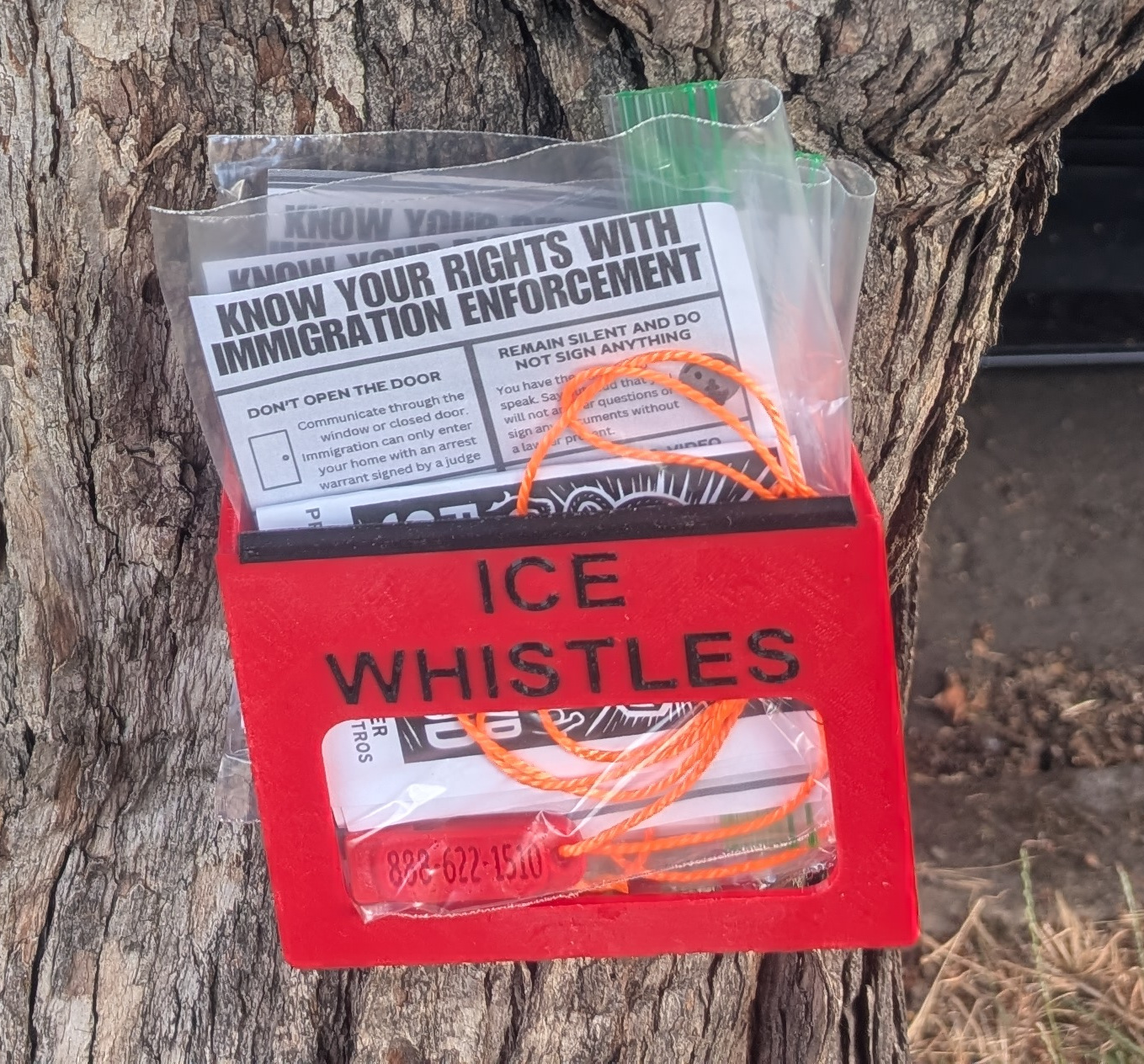 ICE whistle basket
