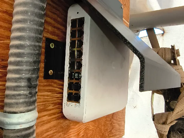 Unifi Lite 16POE Wall Mounted Debris Shade
