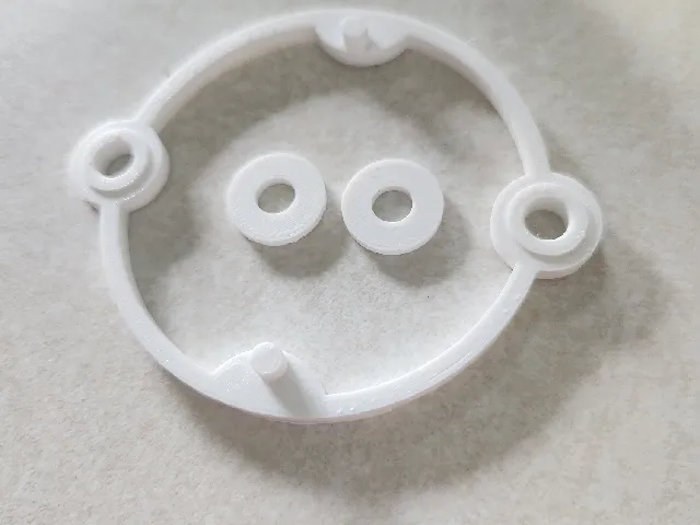 Gasket/Spacer for NuTone Model QT-140L Bathroom Vent Fan, Part # BRO-11415000