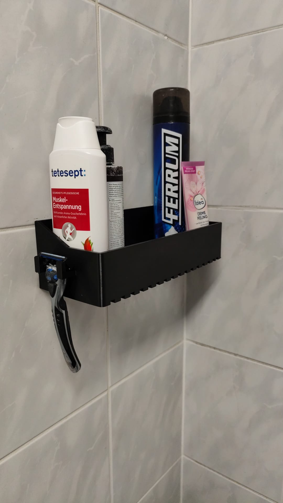 Shower Organizer with double Razor Holder