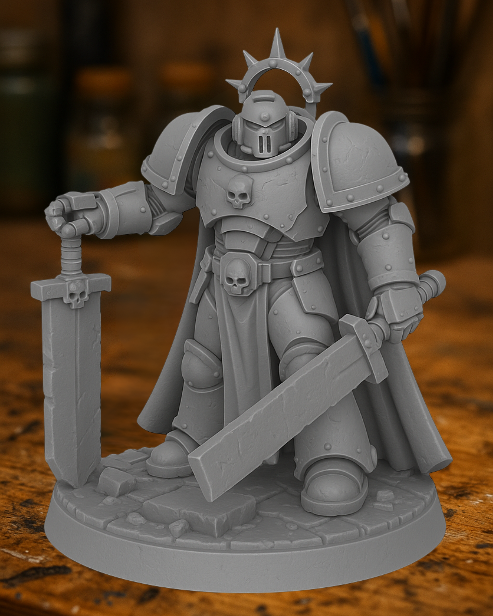 Chaos Space Marine General – Warhammer 40K Inspired Commander